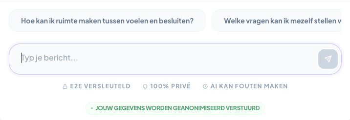 Coach suggesties en veiligheid